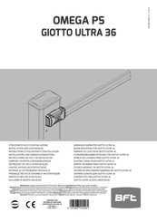 Bft OMEGA PS Installations- Und Gebrachsanleitung