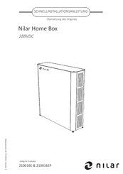 Nilar Home Box 210016EP Schnellinstallationsanleitung