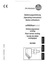IFM Electronic efector300 SA1004 Bedienungsanleitung