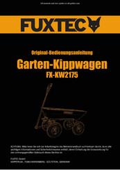 Fuxtec FX-KW2175 Original Bedienungsanleitung