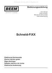 Beem Schneid-FiXX Bedienungsanleitung