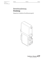 Endress+Hauser Dosimag Betriebsanleitung