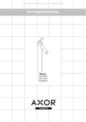 HANSGROHE AXOR Starck 10023000-Serie Montageanleitung