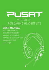 PUSAT VIRTUAL 7.1 RGB GAMING HEADSET LITE Benutzerhandbuch