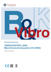 NSK Brüel & Kjær Vibro VC-8000 Betriebsanleitung