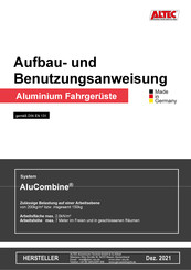 Altec AluCombine 400 Aufbau- Und Benutzungsanweisung