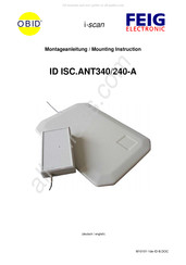 Feig Electronic OBID i-scan ID ISC.ANT340/240-A Montageanleitung
