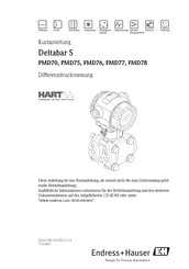 Endress+Hauser Deltabar S PMD70 Kurzanleitung