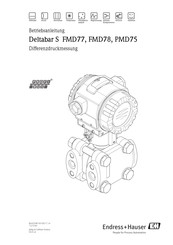 Endress+Hauser Deltabar S FMD77 Betriebsanleitung