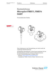Endress+Hauser Micropilot FMR54 Kurzanleitung