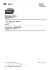 Baumer isiLine 35 Betriebsanleitung
