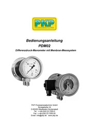 PKP PDM02 Bedienungsanleitung