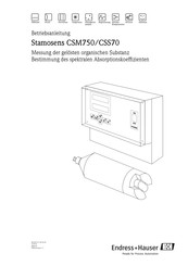 Endress+Hauser StamoSens CSM 750 Betriebsanleitung
