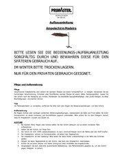 PrimAster Madeira Aufbauanleitung