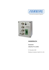 Meinberg CON/FO/TTL-4/DHS Handbuch