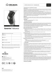 orliman Gonartec Advance OCR400 Gebrauchs- Und Pflegeanleitung