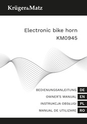 Kruger & Matz KM0945 Bedienungsanleitung