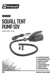 Outwell SQUALL Tent Pump 12V Bedienungsanleitung