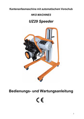 N.KO UZ29 Speeder Bedienungs- Und Wartungsanleitung