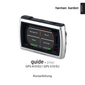 Harman Kardon guide+play GPS-410 EU Kurzanleitung