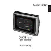 Harman Kardon guide+play GPS-200GSEC Kurzanleitung