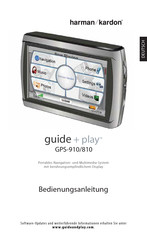 Harman Kardon guide+play GPS-810 Bedienungsanleitung