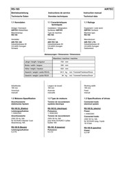 Airtec RS-165 Betriebsanleitung