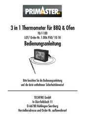PrimAster TQ-T-100 Bedienungsanleitung