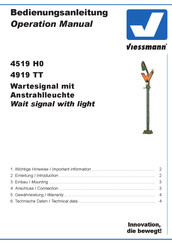 Viessmann 4519 H0 Bedienungsanleitung