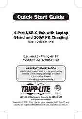 Tripp Lite U460-ST4-4A-C Kurzanleitung