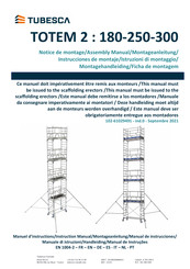 TUBESCA-COMABI TOTEM 2 BOX 180 Montageanleitung