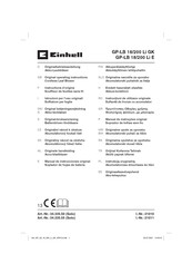 EINHELL GP-LB 18/200 Li E Originalbetriebsanleitung