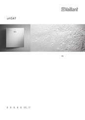 Vaillant uniSAT VS 15 I Installations- Und Wartungsanleitung