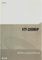 Kaon KTF-2000MHP Bedienungsanleitung