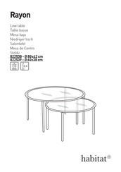 Habitat Rayon 822539 Bedienungsanleitung