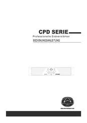 Wharfedale Pro CPD-Serie Bedienungsanleitung