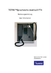 Funktel TETRA FT4 Bedienungsanleitung