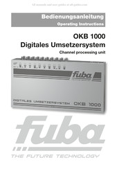 Fuba OKB 1000 Bedienungsanleitung