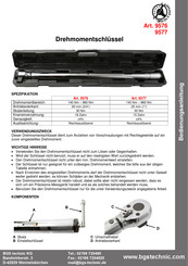 BGS technic 9576 Bedienungsanleitung
