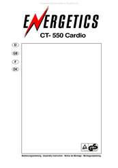 Energetics CT-550 Cardio Bedienungsanleitung