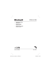 Einhell BT-AS 3,6 Li P&G Originalbetriebsanleitung