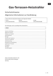 TrendLine Arenal Anleitungen