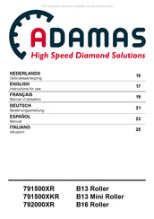 ADAMAS B16 Roller Bedienungsanleitung