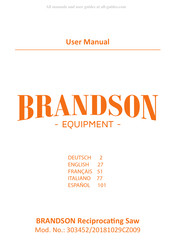 Brandson Equipment 303452 Bedienungsanleitung