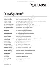 Duravit DuraSystem WD1002 000 000 Montageanleitung