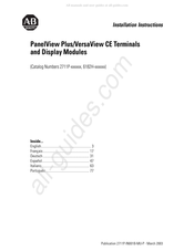 AB Quality PanelView Plus Installationsanleitung
