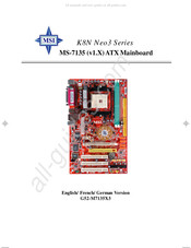 MSI K8N Neo3-Serie Bedienungsanleitung