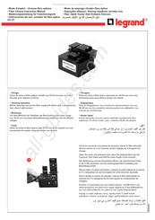 Legrand 331 97 Bedienungsanleitung