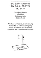 AEG HD 6470 Montage- Und Gebrauchanweisung