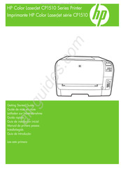 HP Color LaserJet CP1515n Leitfaden Zur Inbetriebnahme